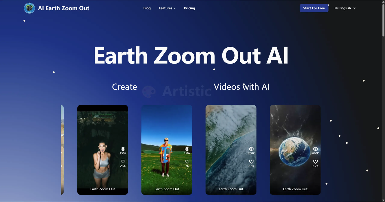 Earth Zoom Out AI